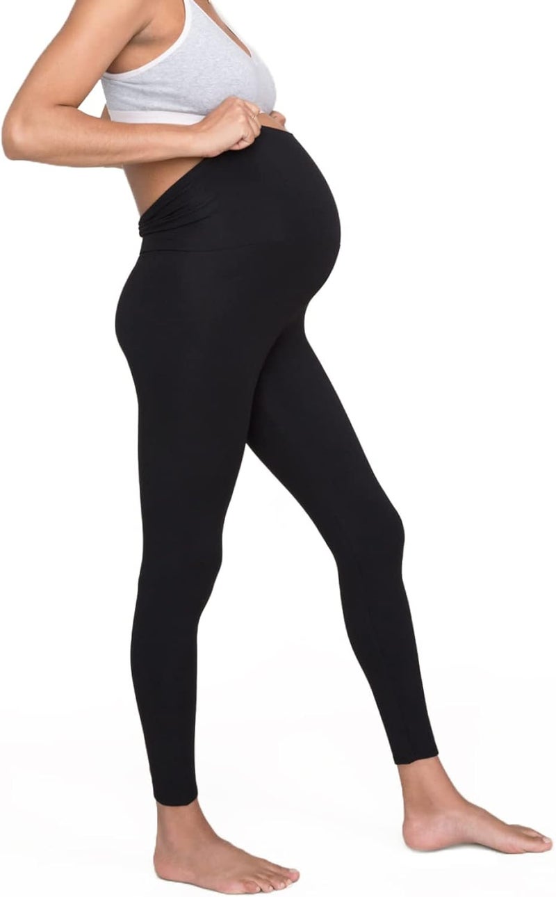 Hatch The Bodyflex Legging, Maternity & Postpartum Leggings, Under Over Belly Design & C-Section Friendly, Black - Image 1